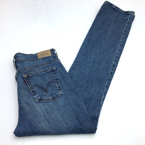 Levi's 505 Women's Jeans Straight Leg Stretch waist 28 length 32" - Picture 1 of 9